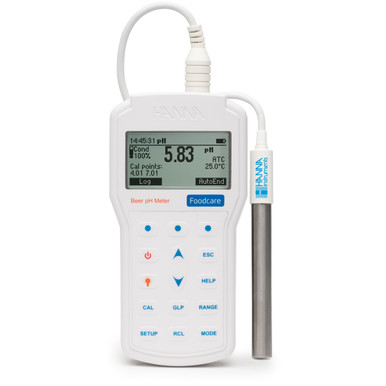 Hanna HI98171 Bira Üreticileri İçin Profesyonel Taşınabilir pH Metre