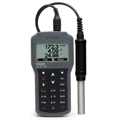 Hanna HI98199 Çok Parametreli Taşınabilir pH, İletkenlik (EC) ve Çözünmüş Oksijen (DO) Metre