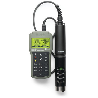 Hanna HI98494 Bluetooth® Bağlantılı Çok Parametreli pH/EC/Optik Oksijen (opdo®) Metre
