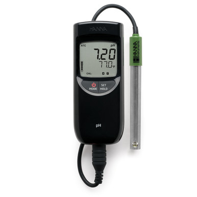 Hanna HI991001 Su Geçirmez Taşınabilir pH ve Sıcaklık Ölçüm Cihazı